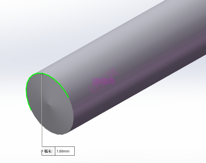 solidwor测量弯管软管长度-2