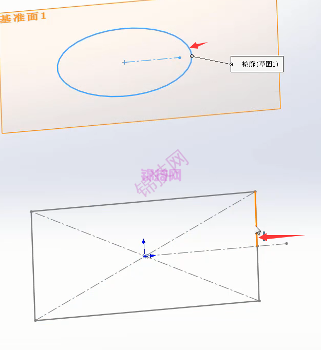 solidworks 提示此折弯半径对于此实体太大-1