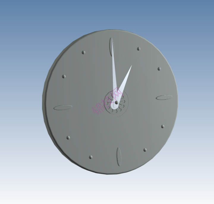 CAXA时钟三维模型下载