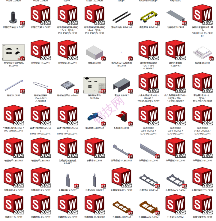 补货穿梭车三维模型solidwoks图纸