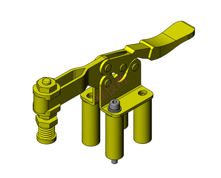 solidworks空气流量确认夹具-1