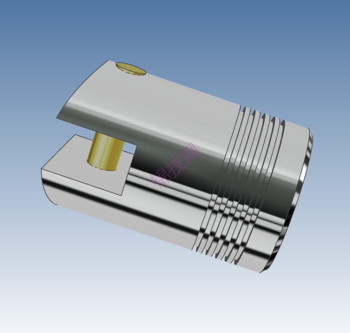 CAXA双曲轴装配体模型