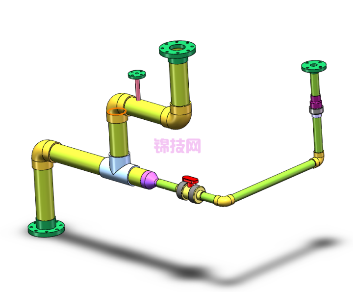 Solidworks Routing管道 UPVC管件数据库