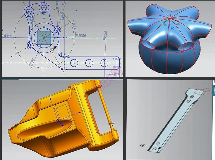 UG视频教程 UG NX1847机械设计零件草图工程图建模精品视频教程