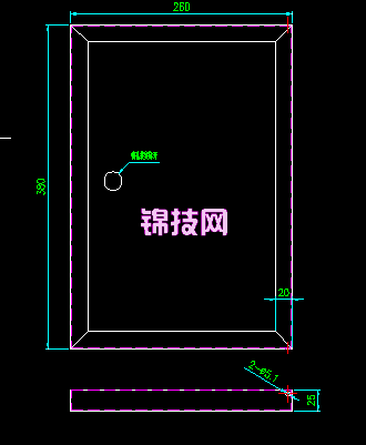 cad钣金展开图折弯线怎么画