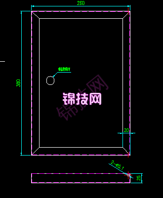 cad钣金展开图折弯线怎么画-1