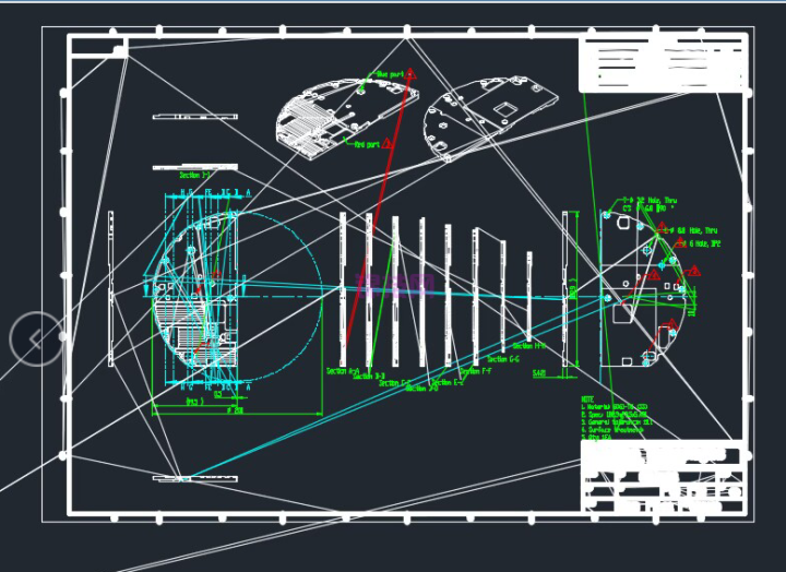 cad打开图纸有一些杂乱的线,不规则线条