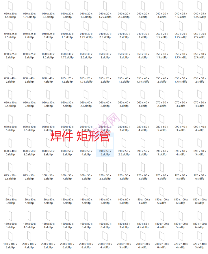 solidworks焊件型材轮廓库下载-1