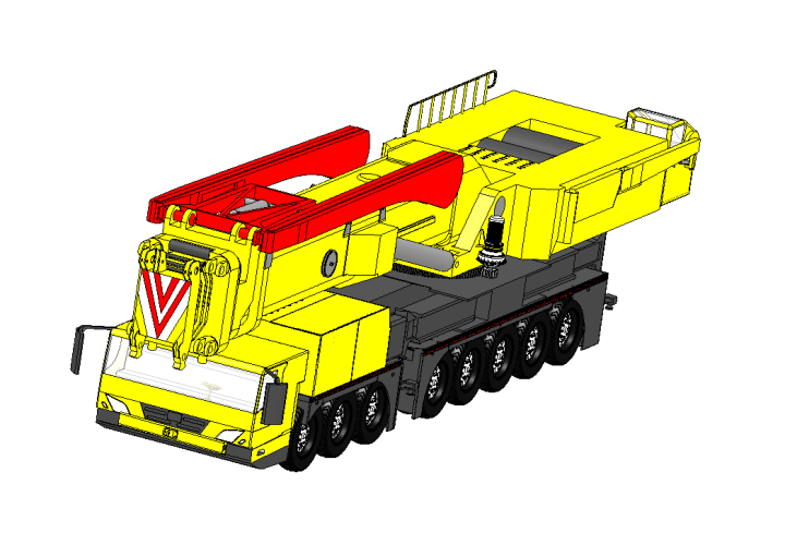 全地面起重机装配体零件图