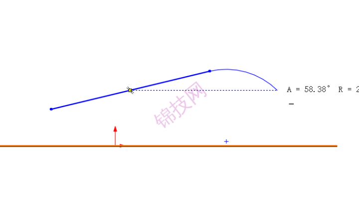 solidworks 草图直线切换圆弧的方法-1