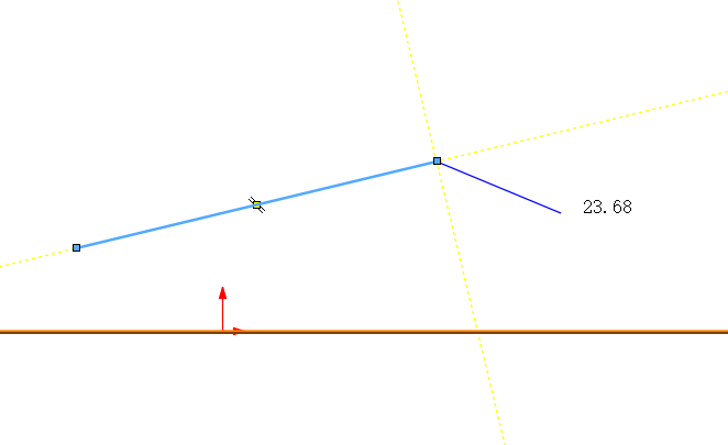solidworks 草图直线切换圆弧的方法