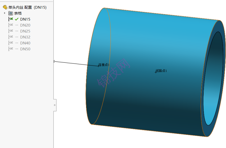 solidworks管道库工业级不锈钢管件模型-1