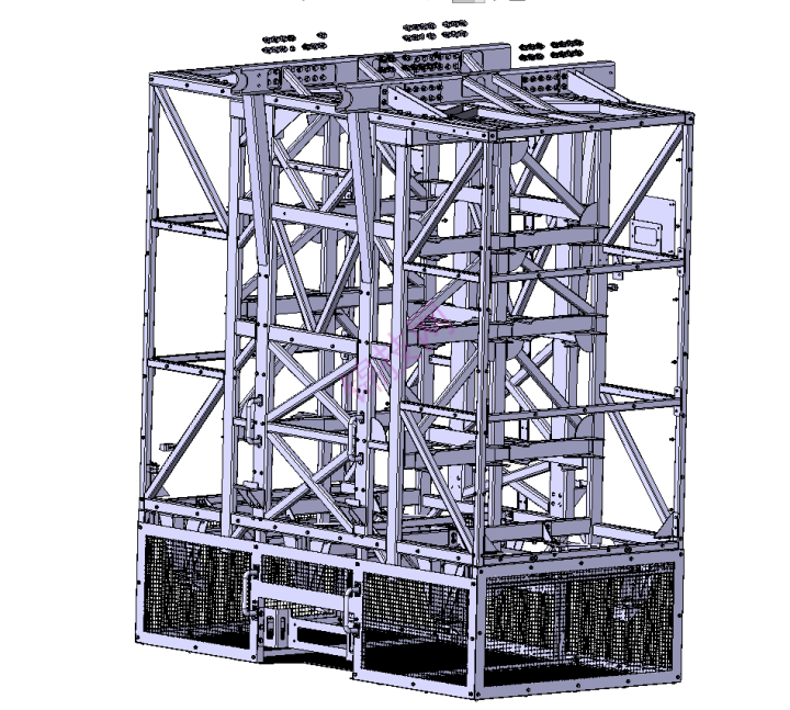 钢结构模型stp格式