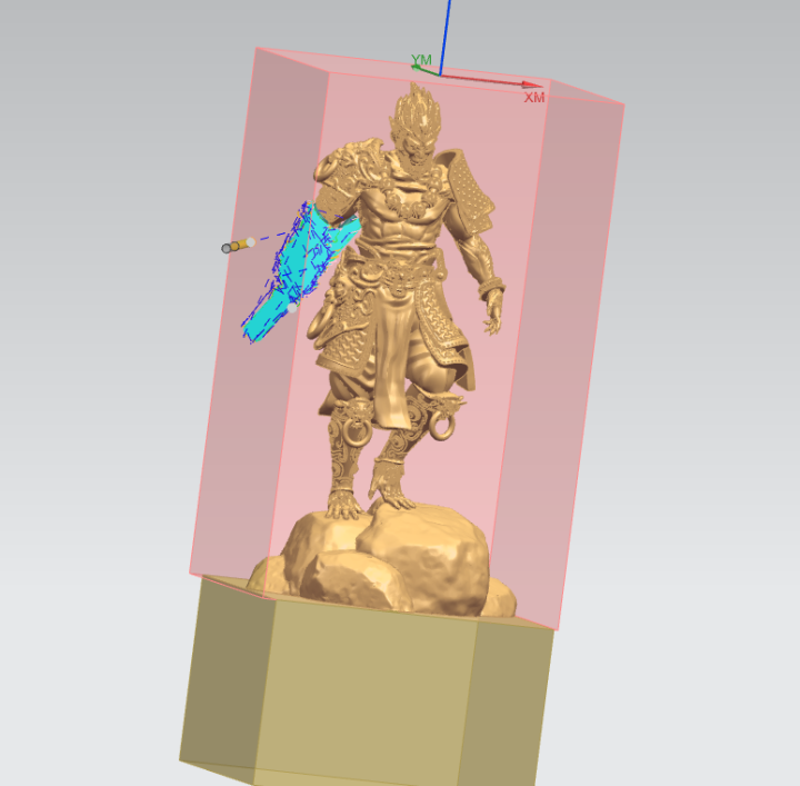 黑神话悟空ug带刀路图档cnc数控加工模型