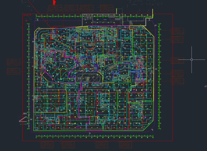 CAD出图显示部分内容的方法