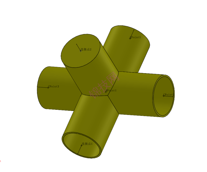 solidworks管道库-卫生级管件-1