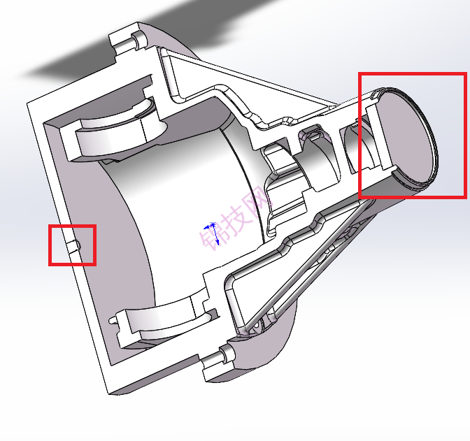 SolidWorks 测量复杂装配体内腔体积-5
