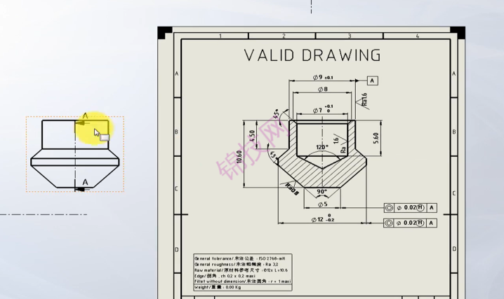 Solidworks工程图只显示剖面图的处理方法-1