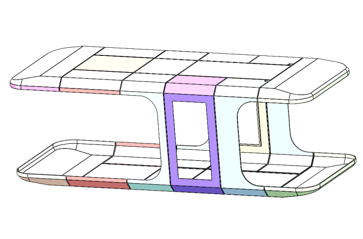 9米民宿太空舱铝单板模型 solidworks格式