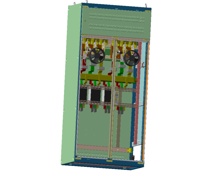 GGD开关切换柜模型stp格式