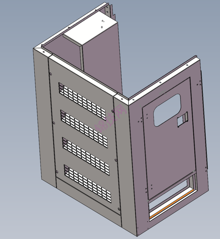 solidworks 整套设备钣金图带建模步骤-1