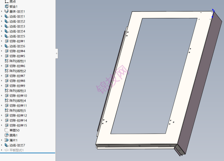 solidworks 整套设备钣金图带建模步骤-1