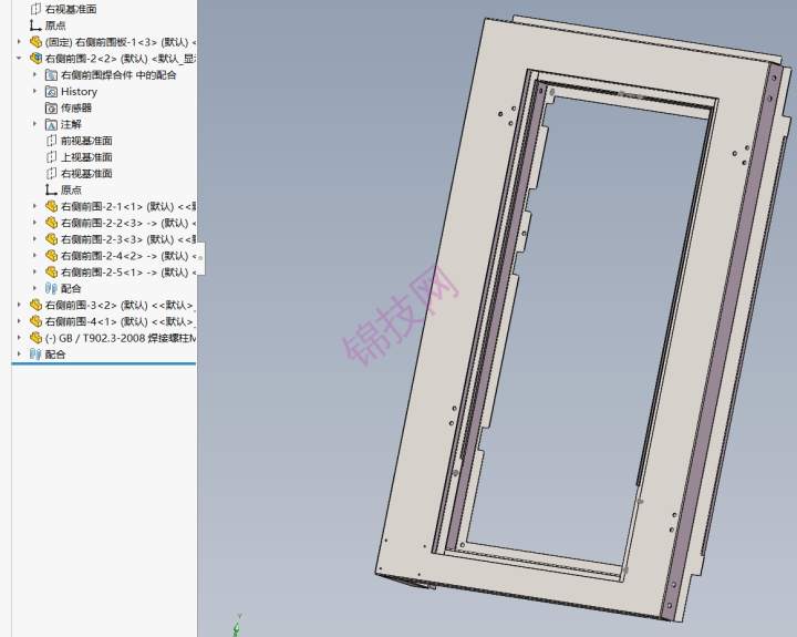 solidworks 整套设备钣金图带建模步骤-1