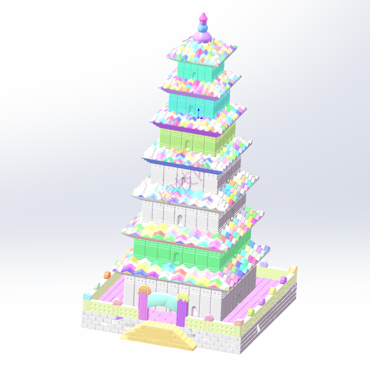 大雁塔stl文件-1