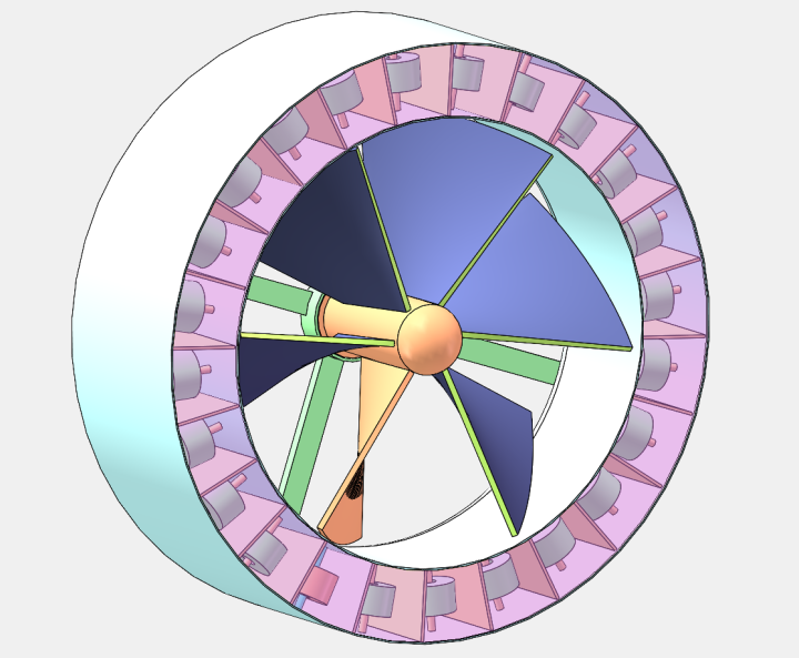 风力发电机solidworks模型 带步骤
