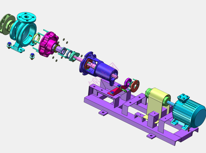 -1 solidworks离心泵三维模型