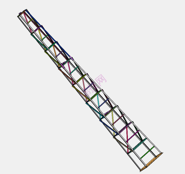 塔solidworks模型带参数2024版本