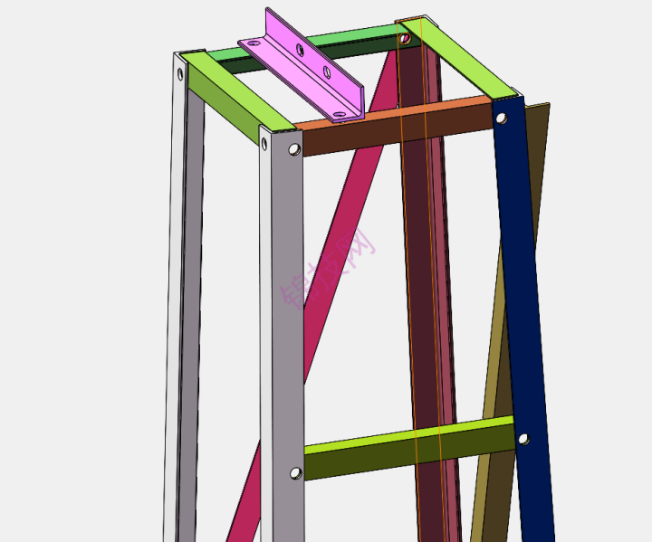 塔solidworks模型带参数2024版本
